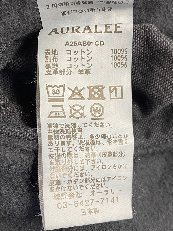 【中古品】【メンズ】 AURALEE オーラリー PRODUCT DYED ORGANIC COTTON DUCK BLOUSON A25AB01CD プロダクト ダイド オーガニック コットン ダック ブルゾン メンズ アウター 140-260130-em-30-min サイズ：3 カラー：ブラック系 万代Net店