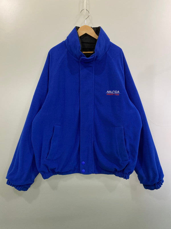 【中古品】【メンズ】 NAUTICA ノーティカ REVERSIBLE FLEECE JACKET リバーシブルフリースジャケット アウター 146-260130-SH-10-min サイズ：XXL カラー：レッド、ブルー、ブラック 万代Net店