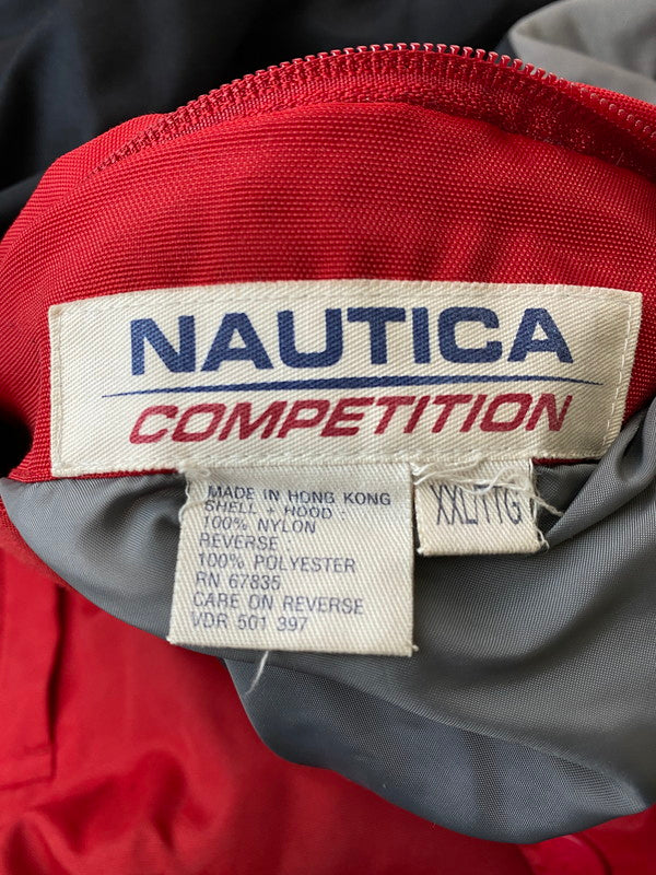 【中古品】【メンズ】 NAUTICA ノーティカ REVERSIBLE FLEECE JACKET リバーシブルフリースジャケット アウター 146-260130-SH-10-min サイズ：XXL カラー：レッド、ブルー、ブラック 万代Net店