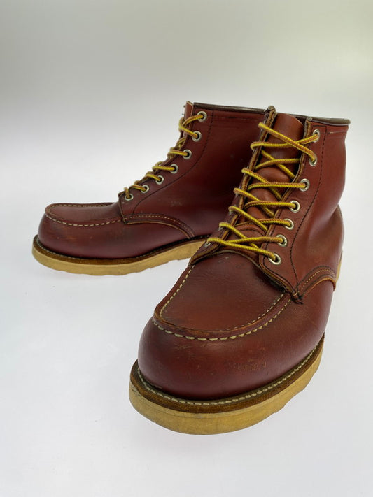 【中古品】【メンズ】 RED WING レッドウィング 90S 刺繍羽タグ IRISH SETTER BOOTS 90年代 アイリッシュセッター ブーツ 靴 164-260130-jt-12-min サイズ：9 E カラー：レッド 万代Net店