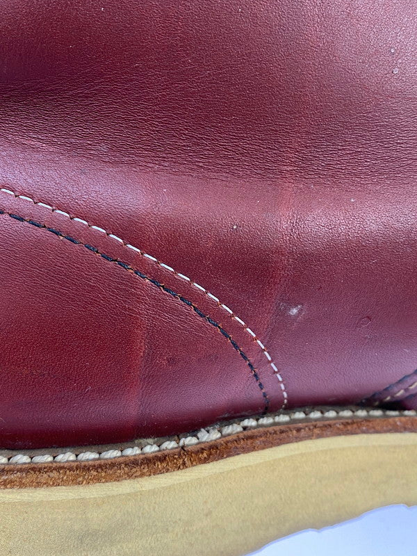 【中古品】【メンズ】 RED WING レッドウィング 90S 刺繍羽タグ IRISH SETTER BOOTS 90年代 アイリッシュセッター ブーツ 靴 164-260130-jt-12-min サイズ：9 E カラー：レッド 万代Net店