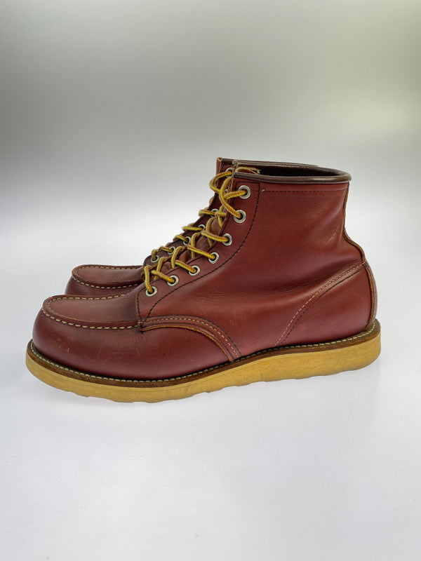 【中古品】【メンズ】 RED WING レッドウィング 90S 刺繍羽タグ IRISH SETTER BOOTS 90年代 アイリッシュセッター ブーツ 靴 164-260130-jt-12-min サイズ：9 E カラー：レッド 万代Net店