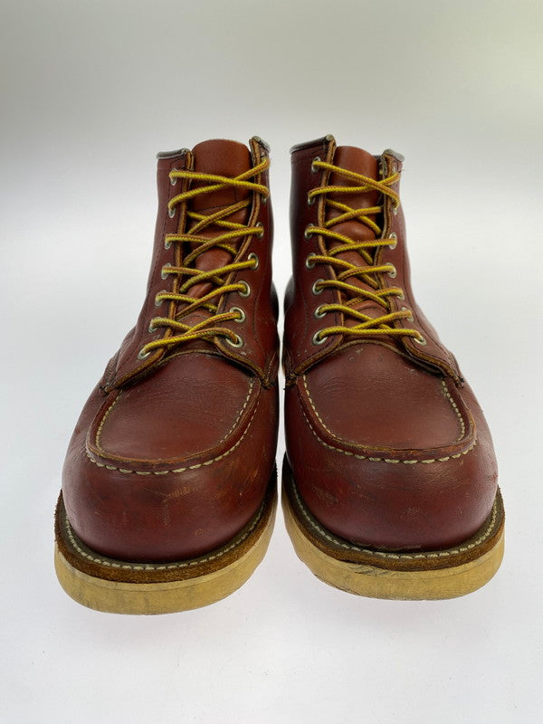 【中古品】【メンズ】 RED WING レッドウィング 90S 刺繍羽タグ IRISH SETTER BOOTS 90年代 アイリッシュセッター ブーツ 靴 164-260130-jt-12-min サイズ：9 E カラー：レッド 万代Net店