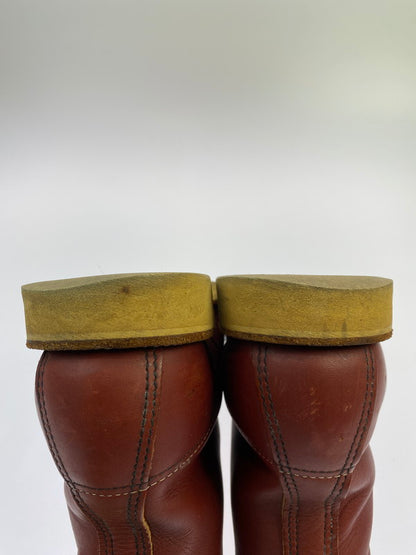 【中古品】【メンズ】 RED WING レッドウィング 90S 刺繍羽タグ IRISH SETTER BOOTS 90年代 アイリッシュセッター ブーツ 靴 164-260130-jt-12-min サイズ：9 E カラー：レッド 万代Net店