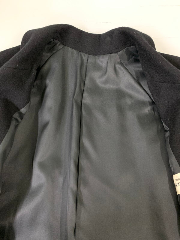 【中古品】【レディース】 GEORGI ZISIS ヨルギ・ジシス CASHMERE COAT カシミヤコート アウター 169-260222-kk-03-min サイズ：9 カラー：ブラック 万代Net店