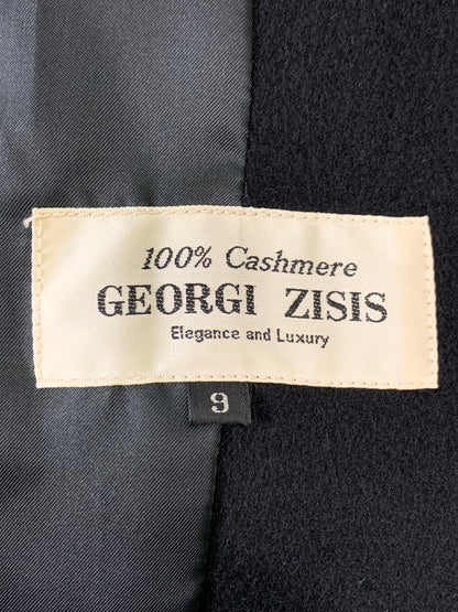 【中古品】【レディース】 GEORGI ZISIS ヨルギ・ジシス CASHMERE COAT カシミヤコート アウター 169-260222-kk-03-min サイズ：9 カラー：ブラック 万代Net店