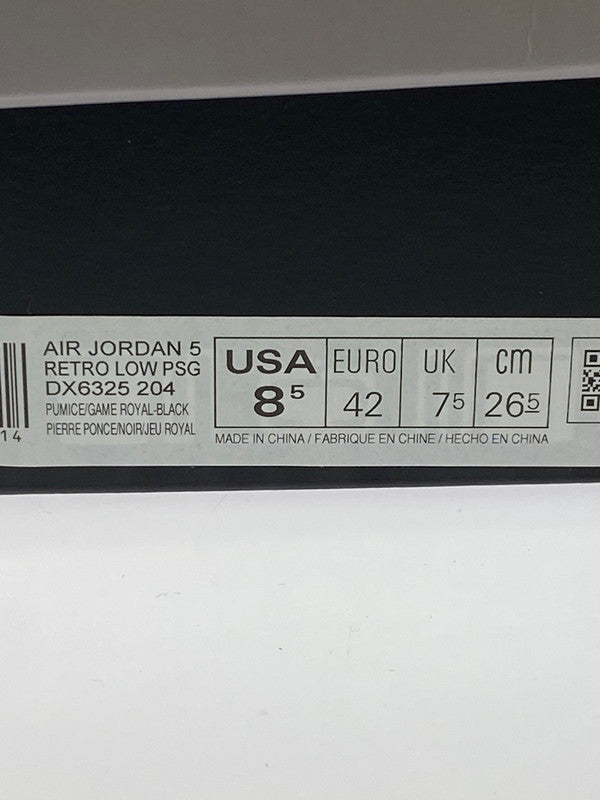 【中古品】【メンズ】 NIKE ナイキ × PARIS SAINT-GERMAIN パリ サンジェルマン 別注 コラボ AIR JORDAN 5 RETRO LOW DX6325-204 エア ジョーダン 5 レトロ ロー スニーカー シューズ 靴 160-260201-SH-12-min カラー：アイボリー系 万代Net店