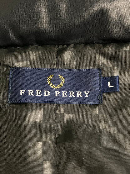 【中古品】【メンズ】 FRED PERRY フレッドペリー DOWN JACKET FZ2069 ダウンジャケット アウター 141-260201-kk-05-min サイズ：L カラー：ブラック 万代Net店