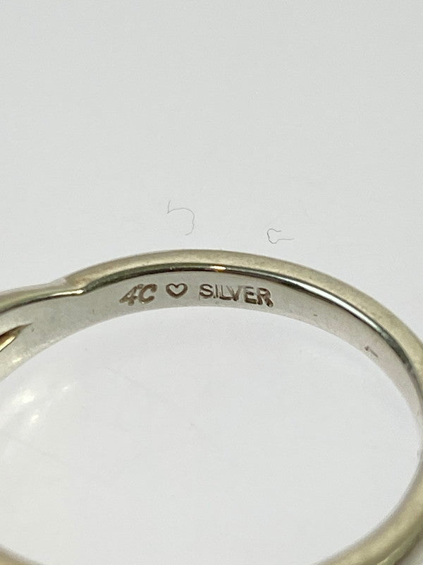 【中古品】【レディース】 4℃ エターナル シルバー リング 指輪 レディース ジュエリー 193-260202-em-48-min サイズ：10号 カラー：シルバー 10号 万代Net店