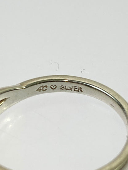 【中古品】【レディース】 4℃ エターナル シルバー リング 指輪 レディース ジュエリー 193-260202-em-48-min サイズ：10号 カラー：シルバー 10号 万代Net店