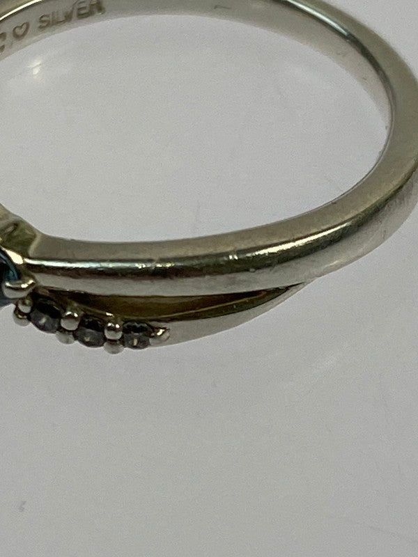 【中古品】【レディース】 4℃ エターナル シルバー リング 指輪 レディース ジュエリー 193-260202-em-48-min サイズ：10号 カラー：シルバー 10号 万代Net店