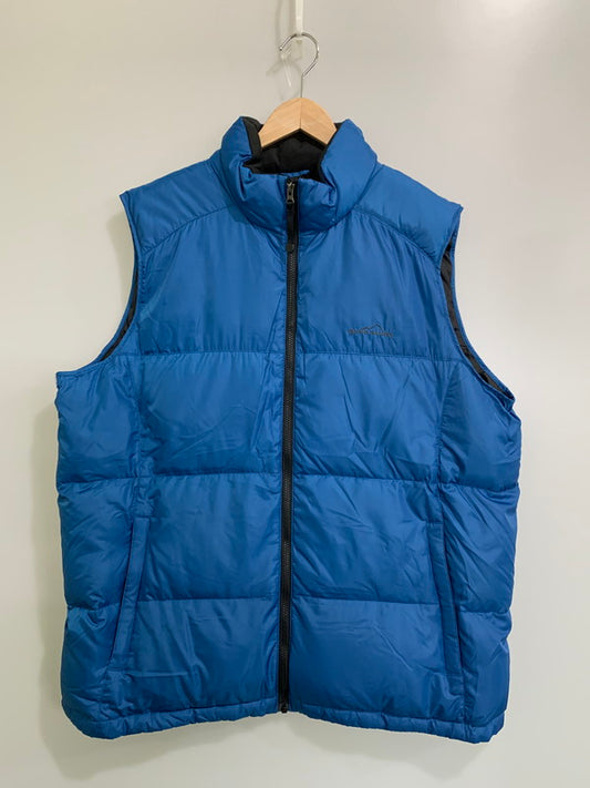 【中古品】【メンズ】 Eddie Bauer エディー・バウアー 08AW GOOSE DOWN VEST D3851121 グースダウンベスト ライトアウター 146-260222-kk-15-min サイズ：XL カラー：ライトブルー 万代Net店