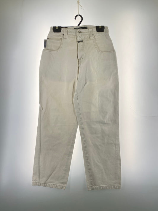 【中古品】【メンズ】 SOUTHPOLE サウスポール WHITE BAGGY DENIM PANT ホワイト バギー デニム パンツ メンズ ボトムス ジーパン ジーンズ 157-260220-em-31-min サイズ：32 カラー：ホワイト 万代Net店