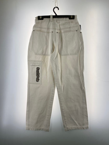 【中古品】【メンズ】 SOUTHPOLE サウスポール WHITE BAGGY DENIM PANT ホワイト バギー デニム パンツ メンズ ボトムス ジーパン ジーンズ 157-260220-em-31-min サイズ：32 カラー：ホワイト 万代Net店