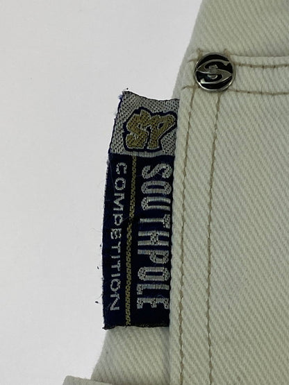 【中古品】【メンズ】 SOUTHPOLE サウスポール WHITE BAGGY DENIM PANT ホワイト バギー デニム パンツ メンズ ボトムス ジーパン ジーンズ 157-260220-em-31-min サイズ：32 カラー：ホワイト 万代Net店