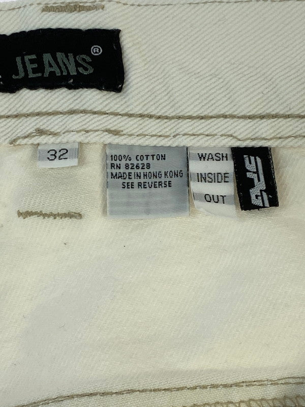 【中古品】【メンズ】 SOUTHPOLE サウスポール WHITE BAGGY DENIM PANT ホワイト バギー デニム パンツ メンズ ボトムス ジーパン ジーンズ 157-260220-em-31-min サイズ：32 カラー：ホワイト 万代Net店