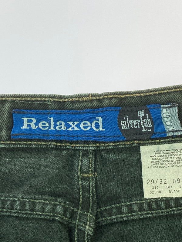 【中古品】【メンズ】 Levi's リーバイス SILVER TAB RELAXED FIT DENIM PANT シルバータブ リラックスフィット デニムパンツ メンズ ボトムス ジーンズ 157-260220-em-36-min サイズ：W29L32 カラー：ダークグリーン 万代Net店