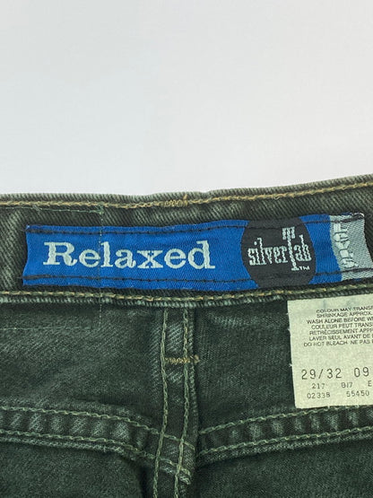 【中古品】【メンズ】 Levi's リーバイス SILVER TAB RELAXED FIT DENIM PANT シルバータブ リラックスフィット デニムパンツ メンズ ボトムス ジーンズ 157-260220-em-36-min サイズ：W29L32 カラー：ダークグリーン 万代Net店