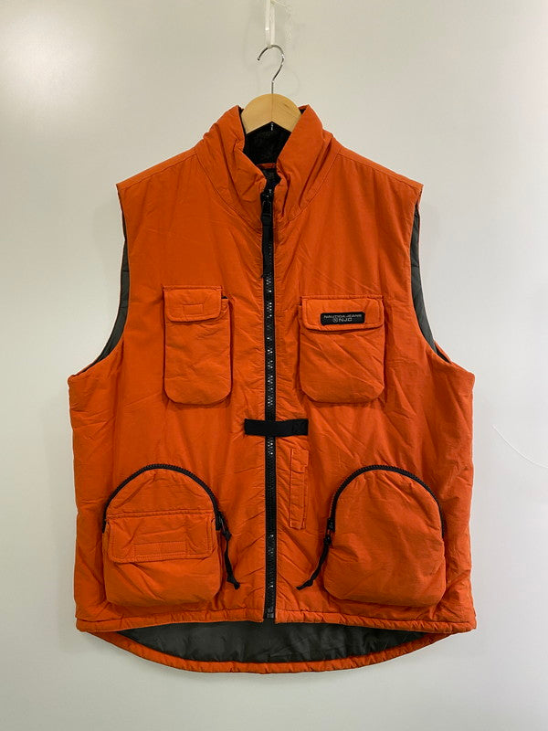【中古品】【メンズ】 NAUTICA ノーティカ 3D POCKET PADDED VEST パデッドベスト アウター 146-260319-yn-15-min サイズ：XL カラー：オレンジ 万代Net店