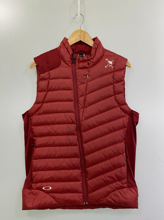 【中古品】【メンズ】 OAKLEY オークリー 90-00's DOWN VEST 90-00年代 ダウンベスト ライトアウター 146-260214-kk-30-min サイズ：M カラー：レッド 万代Net店