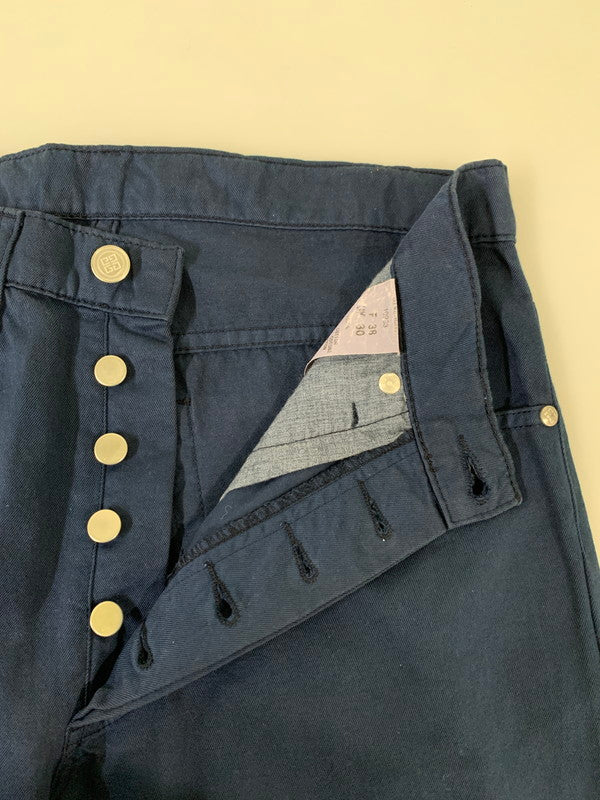【中古品】【メンズ】 Givenchy ジバンシー COTTON 5P PANTS 10933 コットン 5ポケットパンツ ボトムス 152-260222-kk-02-min サイズ：UK 30 カラー：ネイビー 万代Net店