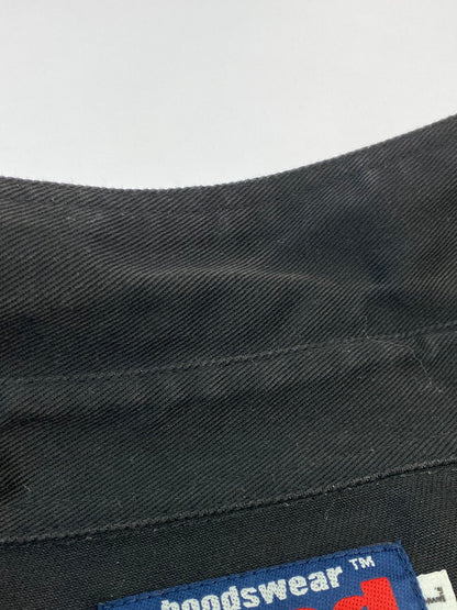 【中古品】【メンズ】 HOODSWEAR フッドスウェアー HOOD BLACK DENIM COVERALL フード ブラック デニム カバーオール ジャケット 146-260215-SH-11-min サイズ：L カラー：ブラック 万代Net店