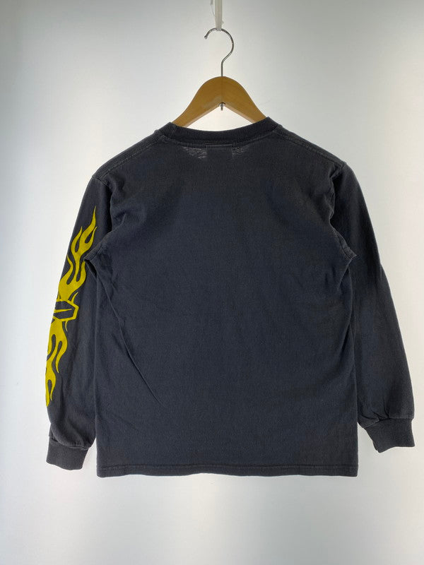 【中古品】【メンズ】 NIKE ナイキ 00’s FLAME LOGO LS TEE 00年代 フレイム ロゴ ロングスリーブティーシャツ 146-260215-SH-09-min サイズ：M カラー：ブラック 万代Net店