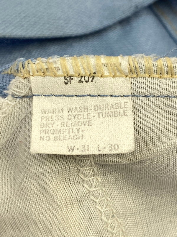 【中古品】【メンズ】 Levi's リーバイス 80S STA PREST PANT 646-4412 80年代 スタプレ パンツ メンズ ボトムス 157-260220-em-33-min サイズ：W31L30 カラー：サックスブルー 万代Net店