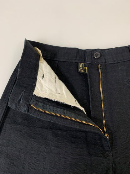 【中古品】【レディース】 FENDI フェンディ ZUCCA PATTERN PANT ズッカ ペカン パンツ レディース ボトムス 171-260202-em-29-min サイズ：28 カラー：ブラック 万代Net店
