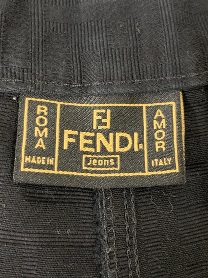 【中古品】【レディース】 FENDI フェンディ ZUCCA PATTERN PANT ズッカ ペカン パンツ レディース ボトムス 171-260202-em-29-min サイズ：28 カラー：ブラック 万代Net店