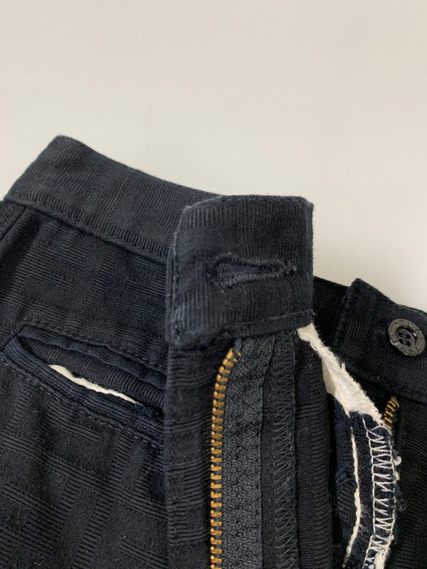 【中古品】【レディース】 FENDI フェンディ ZUCCA PATTERN PANT ズッカ ペカン パンツ レディース ボトムス 171-260202-em-29-min サイズ：28 カラー：ブラック 万代Net店