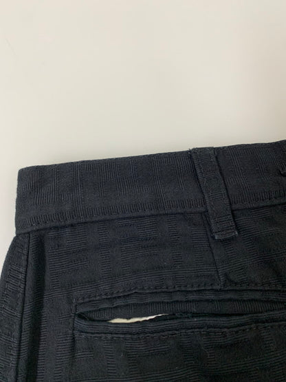 【中古品】【レディース】 FENDI フェンディ ZUCCA PATTERN PANT ズッカ ペカン パンツ レディース ボトムス 171-260202-em-29-min サイズ：28 カラー：ブラック 万代Net店