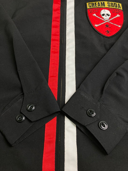 【中古品】【メンズ】 CREAM SODA クリームソーダ CREAM SODA クリームソーダ SWING TOP BLOUSON スウィングトップブルゾン ライトアウター ジャケット 142-260201-kk-13-min サイズ：M カラー：ブラック 万代Net店