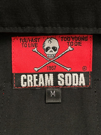 【中古品】【メンズ】 CREAM SODA クリームソーダ CREAM SODA クリームソーダ SWING TOP BLOUSON スウィングトップブルゾン ライトアウター ジャケット 142-260201-kk-13-min サイズ：M カラー：ブラック 万代Net店