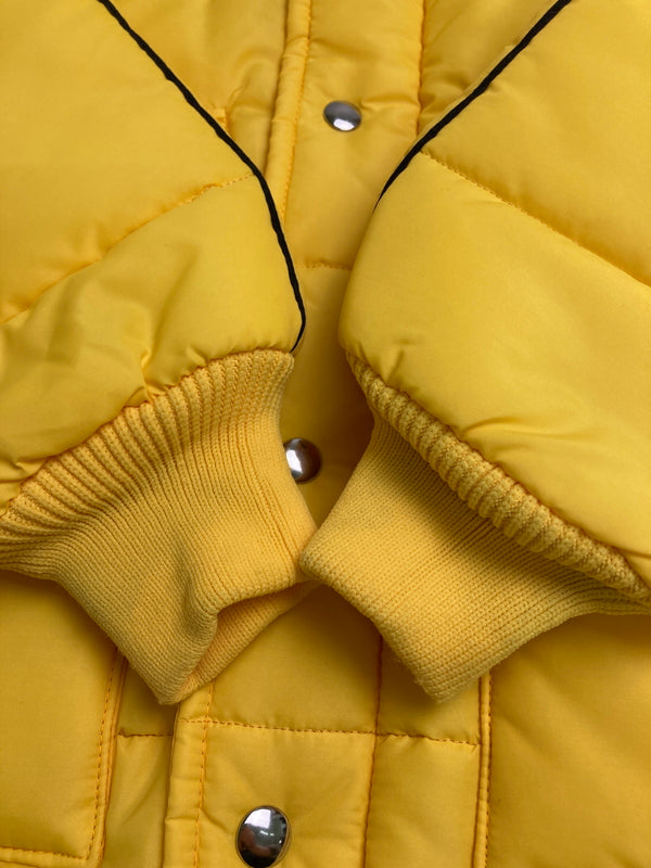 【中古品】【メンズ】 SWINGSTAR スウィングスター 70's RACING JACKET VINTAGE 70年代 レーシングジャケット 中綿 ヴィンテージ 146-260201-kk-08-min サイズ：M カラー：イエロー 万代Net店