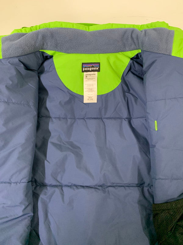 【中古品】【キッズ】 patagonia パタゴニア 11AW BOY'S SNOW FLYER JACKET 68500FA11 ボーイズ スノーフライヤージャケット アウター 144-260222-kk-13-min サイズ：BOY'S XL カラー：ライトグリーン 万代Net店
