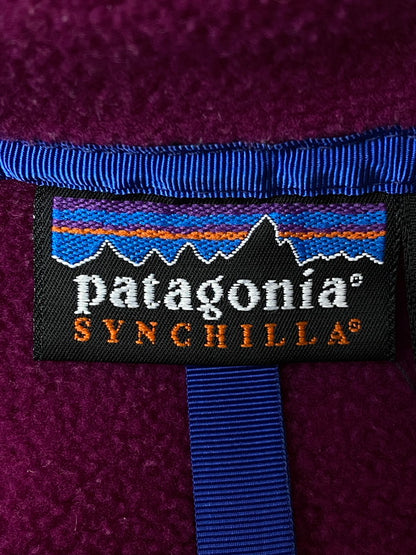 【中古品】【メンズ】 patagonia パタゴニア 99AW Synchilla Snap-T 25450 シンチラ スナップ T フリース プルオーバー ジャケット ライトアウター 144-260131-kk-15-min サイズ：XS カラー：パープル 万代Net店