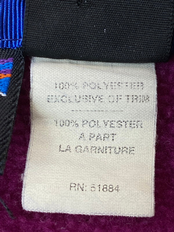 【中古品】【メンズ】 patagonia パタゴニア 99AW Synchilla Snap-T 25450 シンチラ スナップ T フリース プルオーバー ジャケット ライトアウター 144-260131-kk-15-min サイズ：XS カラー：パープル 万代Net店