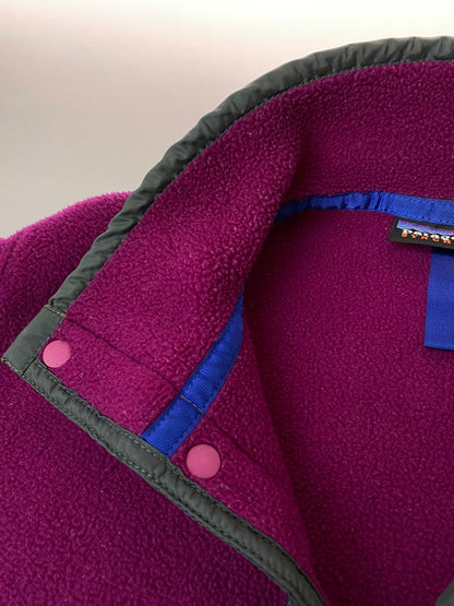 【中古品】【メンズ】 patagonia パタゴニア 99AW Synchilla Snap-T 25450 シンチラ スナップ T フリース プルオーバー ジャケット ライトアウター 144-260131-kk-15-min サイズ：XS カラー：パープル 万代Net店