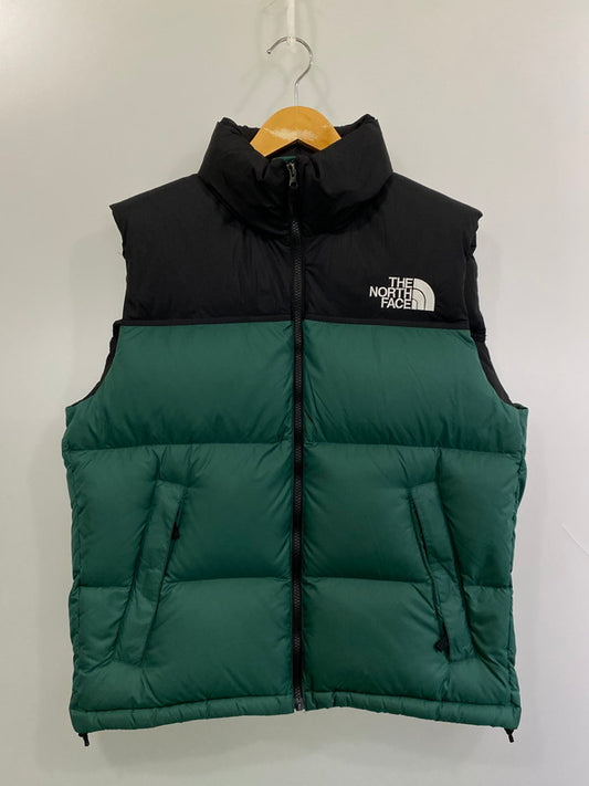 【未使用品】【メンズ】 THE NORTH FACE ザ・ノースフェイス NUPTSE VEST ND92338 ヌプシベスト ライトアウター ダウンベスト 144-260131-kk-12-min サイズ：M カラー：TNFグリーン 万代Net店