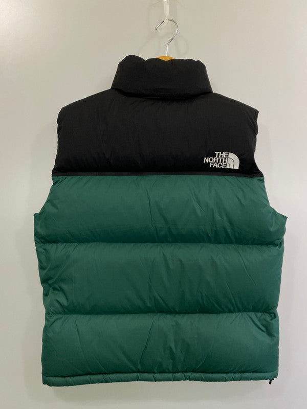 【未使用品】【メンズ】 THE NORTH FACE ザ・ノースフェイス NUPTSE VEST ND92338 ヌプシベスト ライトアウター ダウンベスト 144-260131-kk-12-min サイズ：M カラー：TNFグリーン 万代Net店
