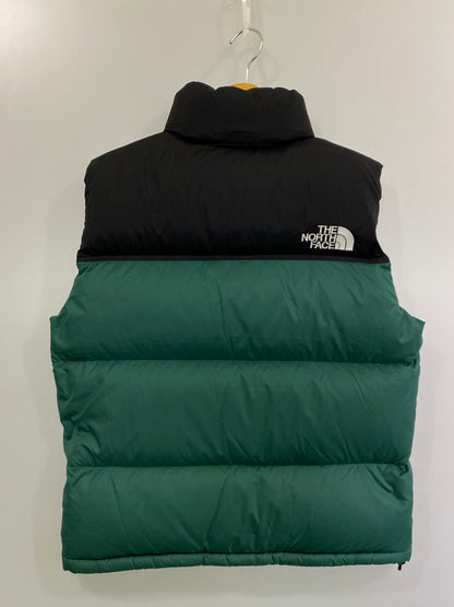 【未使用品】【メンズ】 THE NORTH FACE ザ・ノースフェイス NUPTSE VEST ND92338 ヌプシベスト ライトアウター ダウンベスト 144-260131-kk-12-min サイズ：M カラー：TNFグリーン 万代Net店