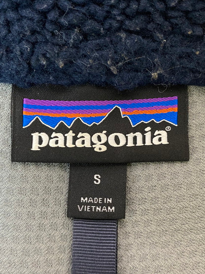 【中古品】【メンズ】 patagonia パタゴニア 17AW CLASSIC RETRO-X VEST 23048FA17 クラシック レトロX ベスト ライトアウター フリースベスト 144-260214-kk-26-min サイズ：S カラー：ネイビー 万代Net店