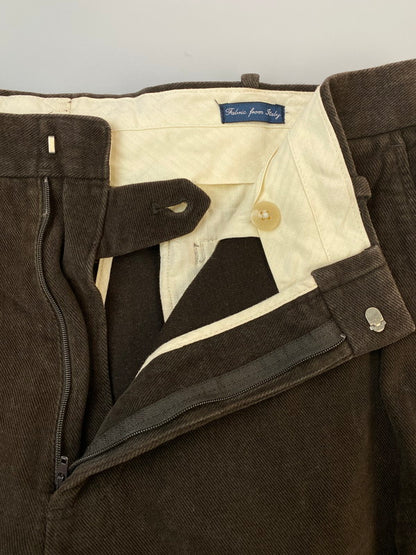 【中古品】【メンズ】 POLO RALPH LAUREN ポロ・ラルフローレン COTTON PANTS 韓国製 コットン パンツ メンズ ボトムス 157-260324-em-06-min サイズ：35 カラー：チャコール 万代Net店