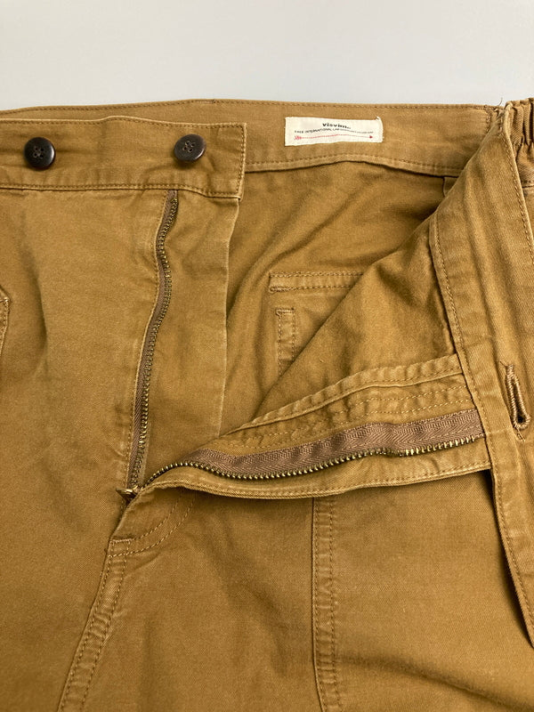 【中古品】【メンズ】 VISVIM ビズビム 24SS CARROL PANTS 0124105008010 キャロルパンツ ボトムス 152-260201-kk-17-min サイズ：3 カラー：ライトブラウン 万代Net店