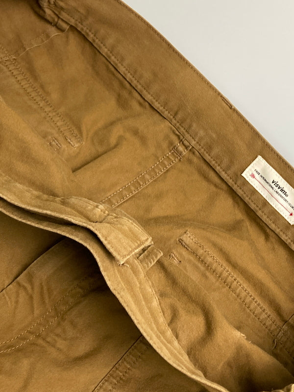 【中古品】【メンズ】 VISVIM ビズビム 24SS CARROL PANTS 0124105008010 キャロルパンツ ボトムス 152-260201-kk-17-min サイズ：3 カラー：ライトブラウン 万代Net店