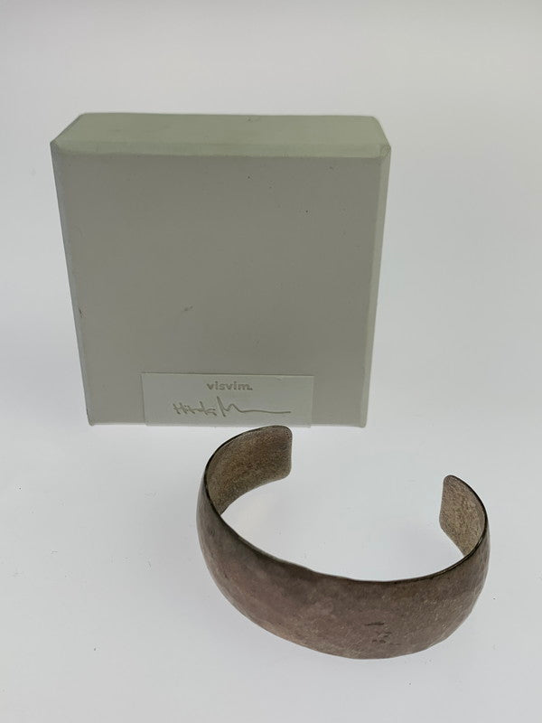 【中古品】【メンズ】 VISVIM ビズビム SILVER HAMMERED TEXTURE BANGLE VINTAGE MEXICAN BANGLE メキシカン バングル アクセサリー 192-260203-AS-28-min カラー：シルバー 万代Net店