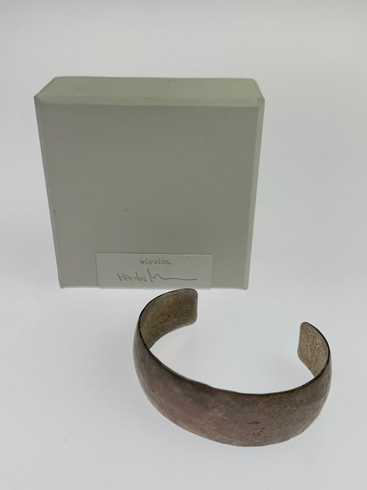 【中古品】【メンズ】 VISVIM ビズビム SILVER HAMMERED TEXTURE BANGLE VINTAGE MEXICAN BANGLE メキシカン バングル アクセサリー 192-260203-AS-28-min カラー：シルバー 万代Net店