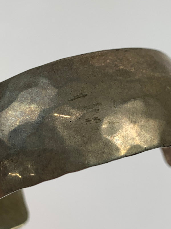 【中古品】【メンズ】 VISVIM ビズビム SILVER HAMMERED TEXTURE BANGLE VINTAGE MEXICAN BANGLE メキシカン バングル アクセサリー 192-260203-AS-28-min カラー：シルバー 万代Net店