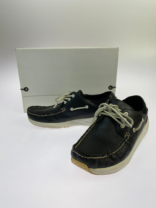 【中古品】【メンズ】 VISVIM ビズビム HOCKNEY M BK M95 ホックニー デッキシューズ メンズ シューズ 靴 165-260202-em-41-min サイズ：US9.5 カラー：ブラック 万代Net店